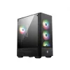 PC-kotelo MSI MAG FORGE 112R Midi-Tower musta karkaistulla lasilla, 3x120mm etutuulettimet, ATX/Micro-ATX/Mini-ITX tuki