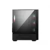 PC-kotelo MSI MAG FORGE 112R Midi-Tower musta karkaistulla lasilla, 3x120mm etutuulettimet, ATX/Micro-ATX/Mini-ITX tuki