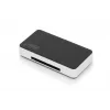 DIGITUS USB 3.0 -kortinlukija, tukee MS/SD/SDHC/MiniSD/M2/CF/MD/SDXC-kortteja, 1M USB-A-liitäntäkaapeli