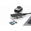 DIGITUS USB 3.0 -kortinlukija, tukee MS/SD/SDHC/MiniSD/M2/CF/MD/SDXC-kortteja, 1M USB-A-liitäntäkaapeli