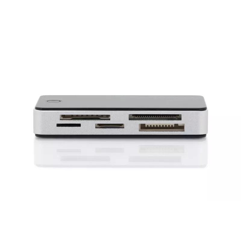 DIGITUS USB 3.0 -kortinlukija, tukee MS/SD/SDHC/MiniSD/M2/CF/MD/SDXC-kortteja, 1M USB-A-liitäntäkaapeli