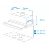Samsung NK24M1030IS puolikiinteä (ulosvedettävä) ruostumaton teräs 392 m³/h
