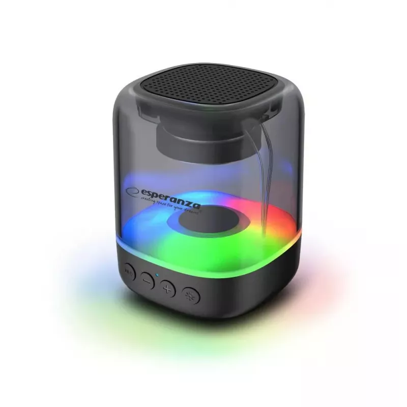 Kannettava kaiutin ESPERANZA EP154, 3W RMS, Bluetooth 5.0, MicroSD, FM, 4 h toistoaika, musta