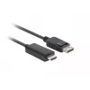 LANBERG-kaapeliadapteri DisplayPort HDMI musta