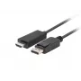 LANBERG DisplayPort(m) V1.1 -> HDMI(m) kaapeli 1,8 m musta