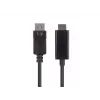 LANBERG DisplayPort(m) V1.1 -> HDMI(m) kaapeli 1,8 m musta