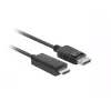 LANBERG kaapeliadapteri DisplayPort HDMI musta