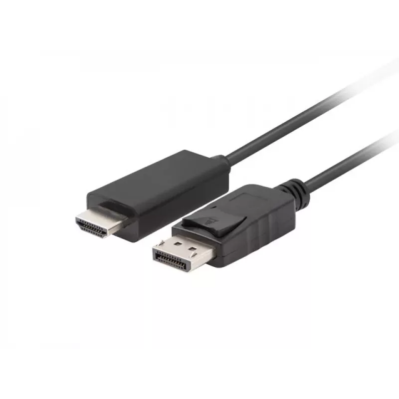 LANBERG kaapeliadapteri DisplayPort HDMI musta