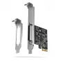Axagon PCEA-P1N PCIe - 1x rinnakkaisporttiadapteri SP & LP, PCIe, rinnakkais, naaras, Full-height / Low-profile, PCIe 2.0, Kiina