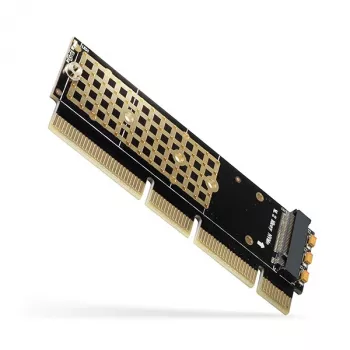 Axagon PCEM2-1U PCIe x16/x8/x4 - M.2 NVMe M-Key-paikka-adapteri 1U