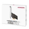 Axagon PCES-SA4M2 PCIe-ohjain 2x sisäinen SATA 6G portti + M.2 B-Key liitäntäkortit/adapterit M.2, SATA