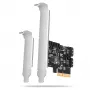 Axagon PCES-SA4X4 PCIe-ohjain - 4x sisäinen SATA 6G portti, ASM1164, SP & LP