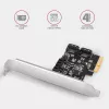 Axagon PCES-SA4X4 PCIe-ohjain - 4x sisäinen SATA 6G portti, ASM1164, SP & LP