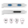 Axagon PCEA-PSN PCIe - 1x rinnakkais & 2x sarjaportti 250 kbps adapteri SP & LP