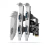 Axagon PCEA-S4N PCIe - 4x sarjaportti 250 kbps adapteri SP ja LP -peitelevyllä