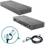 i-tec USB 3.0 / USB-C / Thunderbolt, 3x 4K telakointiasema Gen 2 + Power Delivery 100W