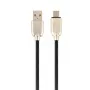 GEMBIRD Premium kumi Micro-USB lataus- ja datakaapeli 2m - musta