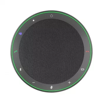 Jabra Speak2 75 MS Teams - Link 380c, tummanharmaa, yleiskaiutin, musta, AAC, CVSD, mSBC, SBC, 72 dB, painikkeet, Voice Level Normalization