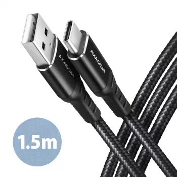 USB-kaapeli Axagon BUCM-AM15AB USB 2.0 1,5 m USB A USB C musta