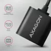 Ulkoinen USB-äänisovitin AXAGON ADA-12 1x 3,5 mm liitäntä kuulokkeille ja mikrofonille
