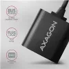 Ulkoinen USB-äänisovitin AXAGON ADA-12 1x 3,5 mm liitäntä kuulokkeille ja mikrofonille