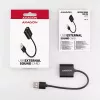 Ulkoinen USB-äänisovitin AXAGON ADA-12 1x 3,5 mm liitäntä kuulokkeille ja mikrofonille