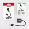 Ulkoinen USB-äänisovitin AXAGON ADA-12 1x 3,5 mm liitäntä kuulokkeille ja mikrofonille