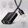 Ulkoinen USB-äänisovitin AXAGON ADA-12 1x 3,5 mm liitäntä kuulokkeille ja mikrofonille