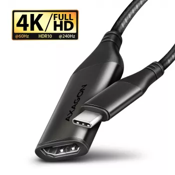 Axagon RVC-HI2M USB-C -> HDMI 2.0a adapteri 4K/60Hz HDR10