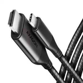 Axagon RVC-HI2MC USB-C -> HDMI 2.0a kaapeli 1,8m, 4K/60Hz HDR10