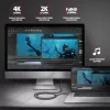 Axagon RVC-HI2MC USB-C -> HDMI 2.0a kaapeli 1,8m, 4K/60Hz HDR10
