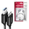 Axagon BUMM3-AM10AB SPEED Micro-B USB <> USB-A 3.2 Gen 1 kaapeli 1 m