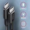 USB-kaapeli Axagon BUCM-CM10AB USB 2.0 1m USB C musta