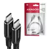 USB-kaapeli Axagon BUCM-CM20AB 2m USB C musta