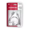 Axagon BUMM-AM10AB HQ kaapeli Micro USB <-> USB-A, 1m, USB 2.0, 2,4A, ALU, punos, musta