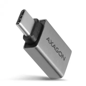 Axagon RUCM-AFA adapteri USB-C (M) -> USB-A (F), USB 3.2 Gen 2, 3A, ALU