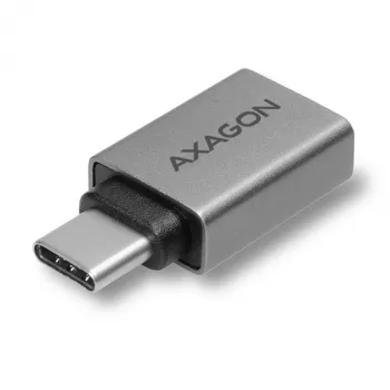 Axagon RUCM-AFA adapteri USB-C (M) -> USB-A (F), USB 3.2 Gen 2, 3A, ALU