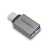 Axagon RUCM-AFA adapteri USB-C (M) -> USB-A (F), USB 3.2 Gen 2, 3A, ALU