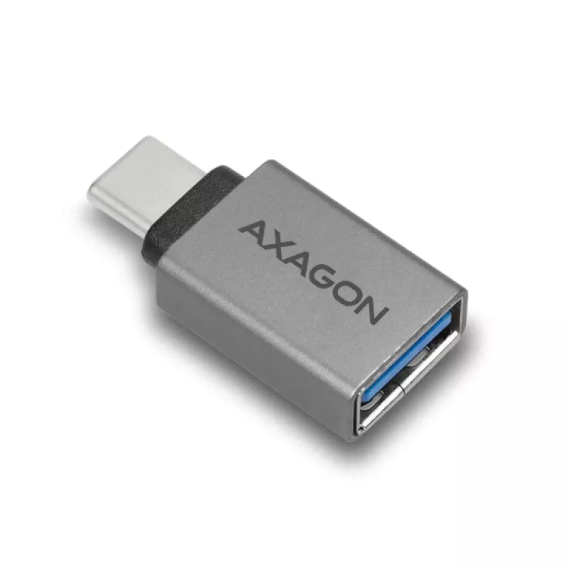 Axagon RUCM-AFA adapteri USB-C (M) -> USB-A (F), USB 3.2 Gen 2, 3A, ALU