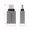 Axagon RUCM-AFA adapteri USB-C (M) -> USB-A (F), USB 3.2 Gen 2, 3A, ALU