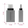Axagon RUCM-AFA adapteri USB-C (M) -> USB-A (F), USB 3.2 Gen 2, 3A, ALU