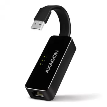 AXAGON ADE-XR USB 2.0 Type-A Fast Ethernet 10/100 -adapteri, musta, 0,023 kg