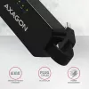 AXAGON ADE-XR USB 2.0 Type-A - Fast Ethernet 10/100 -sovitin, RJ-45, Realtek RTL8152, musta, 23 g