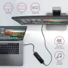 Axagon HMC-6H4A USB 3.2 Gen 1 -keskitin, 4x USB-A, HDMI 4K/30Hz, PD 100W, 20 cm USB-C-kaapeli