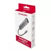 Axagon HMC-HCR3A 3x USB-A + HDMI + SD/microSD USB-C 3.2 Gen 1 -keskitin, 20 cm kaapeli, USB 3.2 Gen 1 (3.1 Gen 1) Type-C, harmaa