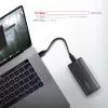 Axagon EEM2-SB2 ulkoinen USB-C 3.2 Gen 2 -metallikotelo M.2 NVMe- ja SATA SSD-levyille. Ruuviton