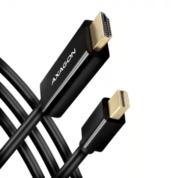 Axagon RVDM-HI14C2 Mini DisplayPort - HDMI -adapterikaapeli 4K 30Hz 1,8 m