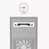 Axagon RHD-125S kiinnike 1x 2,5 tuuman HDD/SSD-asemalle 3,5 tuuman paikkaan, metalli, harmaa