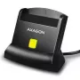 Axagon CRE-SM2 älykortinlukija USB 2.0, musta, 1,3 m kaapeli