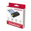 Axagon CRE-SMP2A USB-älykortti- ja SD/microSD/SIM PocketReader -kortinlukija sisäkäyttöön USB Type-A/USB Type-C, musta